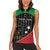 St Kitts and Nevis Cricket Custom Women Sleeveless Polo Shirt 10th Anniversary Go Champions Patriots - Wonder Print Shop