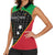 St Kitts and Nevis Cricket Custom Women Sleeveless Polo Shirt 10th Anniversary Go Champions Patriots - Wonder Print Shop
