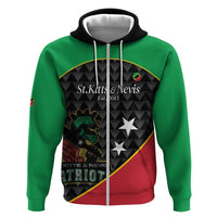 St Kitts and Nevis Cricket Custom Zip Hoodie 10th Anniversary Go Champions Patriots - Wonder Print Shop