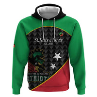 St Kitts and Nevis Cricket Custom Zip Hoodie 10th Anniversary Go Champions Patriots - Wonder Print Shop