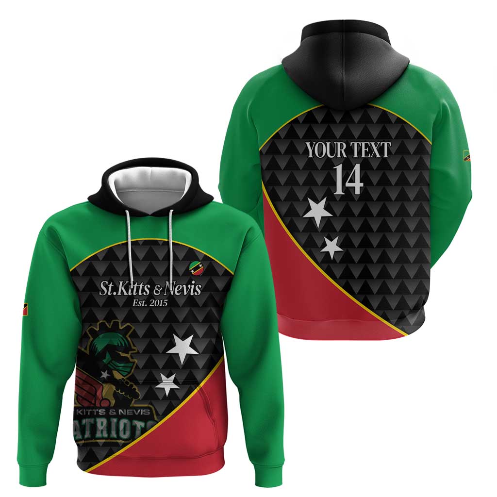 St Kitts and Nevis Cricket Custom Zip Hoodie 10th Anniversary Go Champions Patriots - Wonder Print Shop
