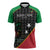 St Kitts and Nevis Cricket Custom Zipper Polo Shirt 10th Anniversary Go Champions Patriots - Wonder Print Shop