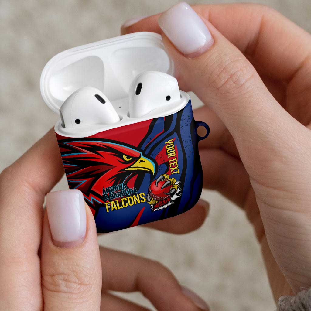 Antigua and Barbuda Cricket Custom AirPods Case Go Champions Falcons - Wonder Print Shop