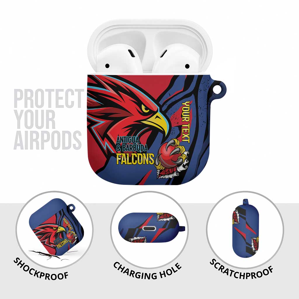 Antigua and Barbuda Cricket Custom AirPods Case Go Champions Falcons - Wonder Print Shop