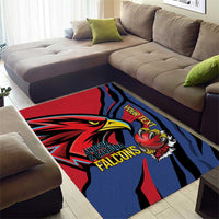 Antigua and Barbuda Cricket Custom Area Rug Go Champions Falcons - Wonder Print Shop