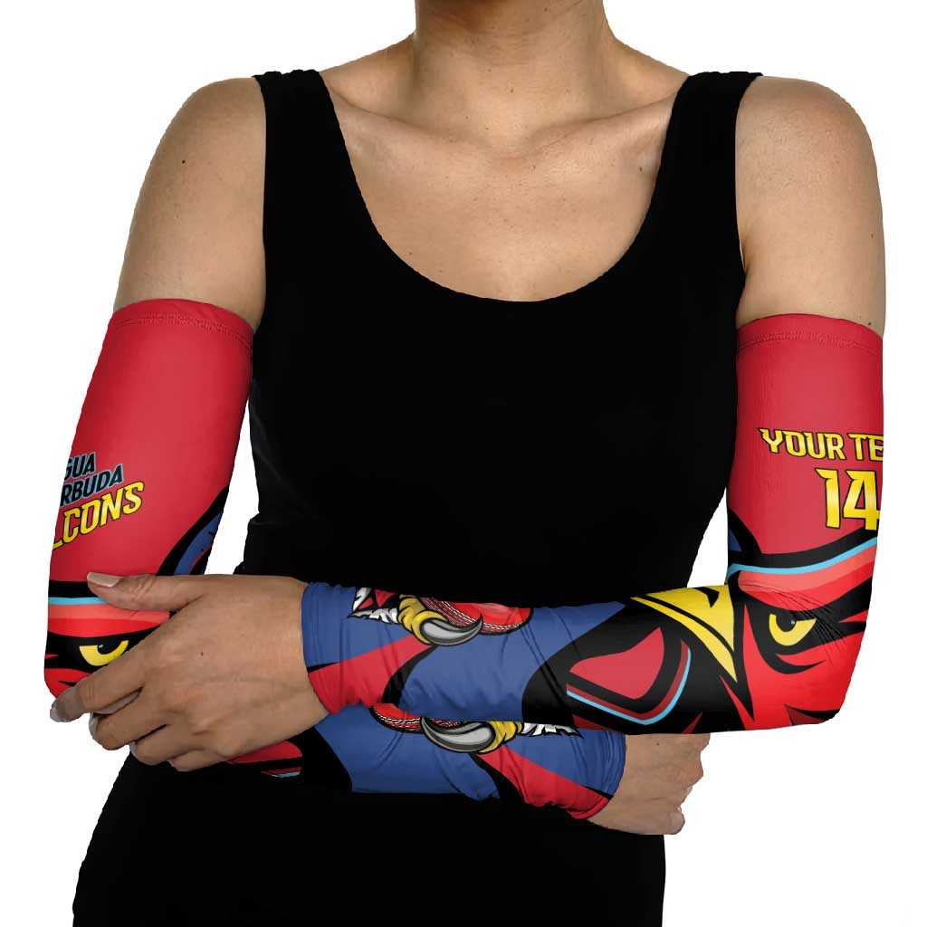 Antigua and Barbuda Cricket Custom Arm Sleeves Go Champions Falcons - Wonder Print Shop