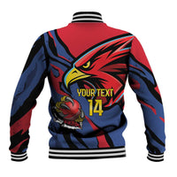 Antigua and Barbuda Cricket Custom Baseball Jacket Go Champions Falcons - Wonder Print Shop
