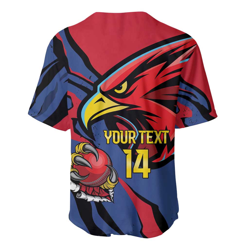 Antigua and Barbuda Cricket Custom Baseball Jersey Go Champions Falcons - Wonder Print Shop
