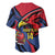 Antigua and Barbuda Cricket Custom Baseball Jersey Go Champions Falcons - Wonder Print Shop