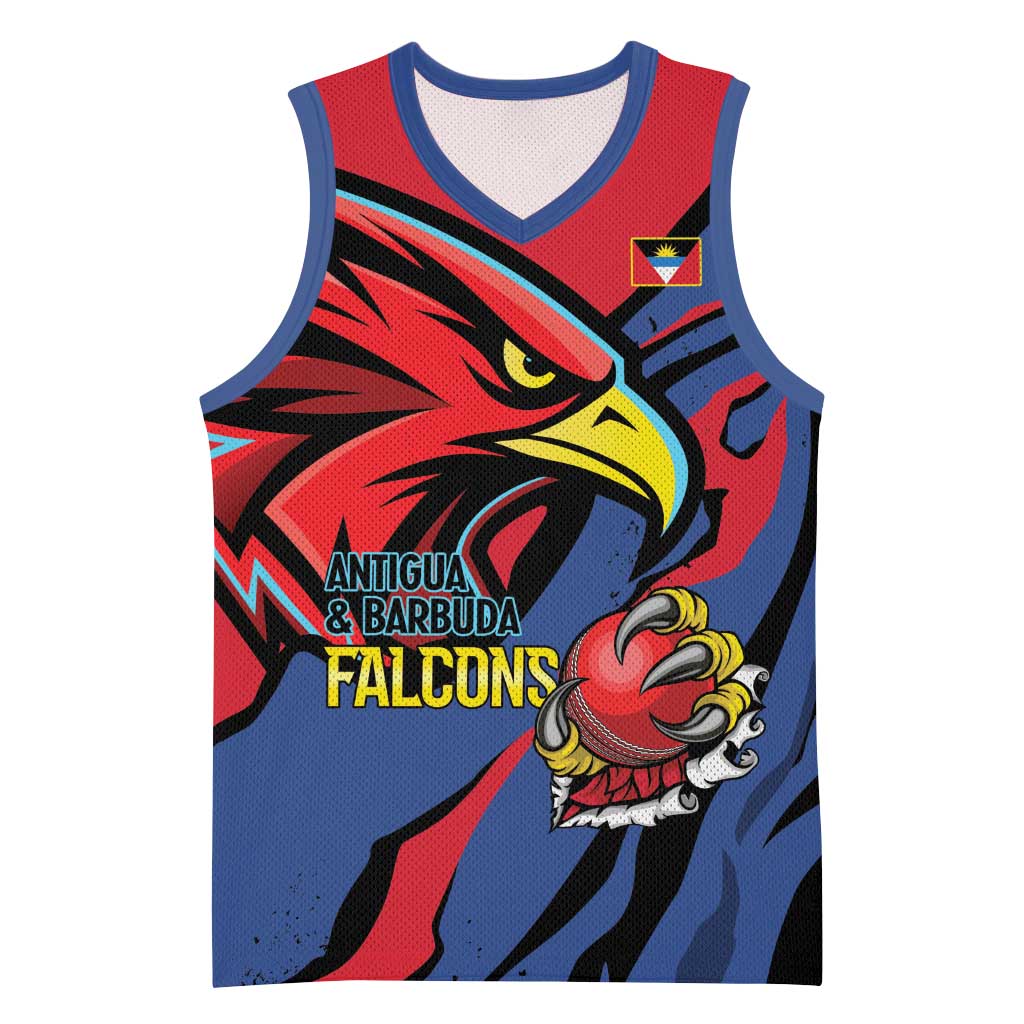 Antigua and Barbuda Cricket Custom Basketball Jersey Go Champions Falcons - Wonder Print Shop