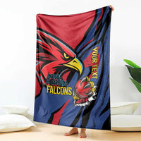 Antigua and Barbuda Cricket Custom Blanket Go Champions Falcons - Wonder Print Shop