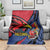 Antigua and Barbuda Cricket Custom Blanket Go Champions Falcons - Wonder Print Shop