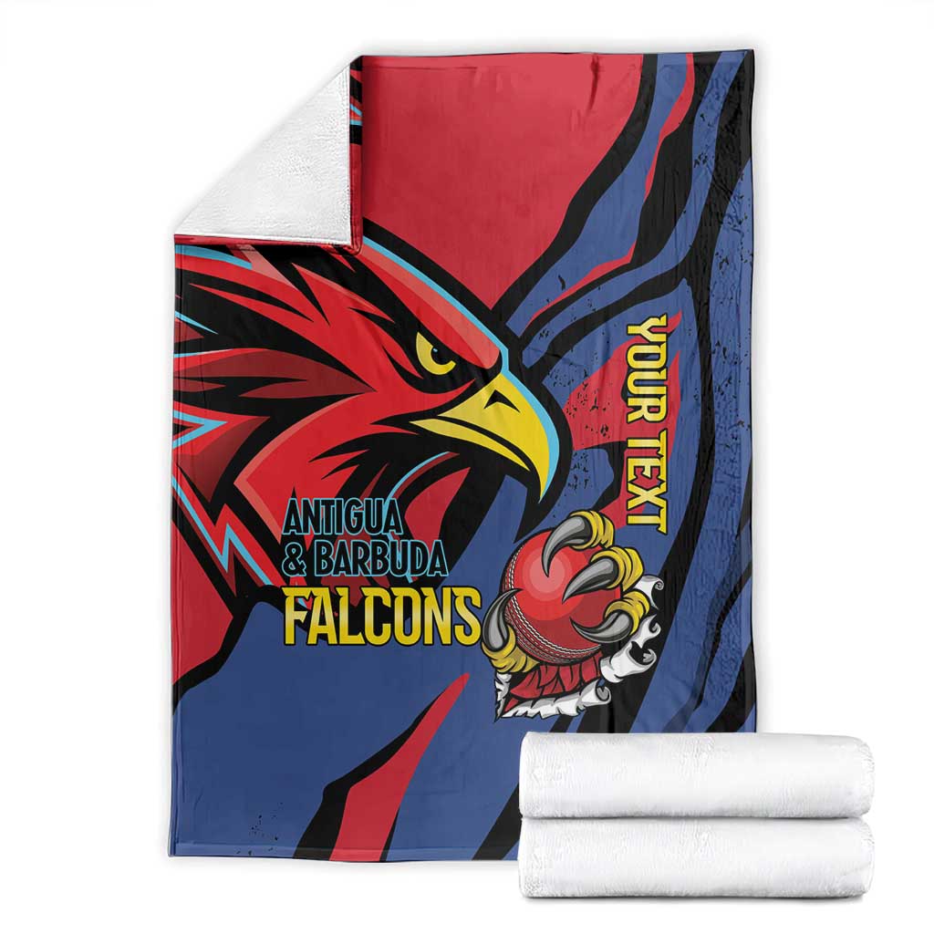 Antigua and Barbuda Cricket Custom Blanket Go Champions Falcons - Wonder Print Shop