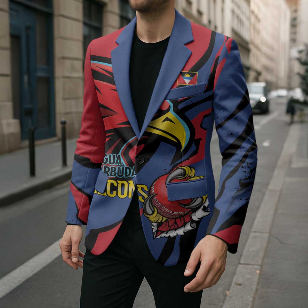 Antigua and Barbuda Cricket Custom Blazer Go Champions Falcons - Wonder Print Shop