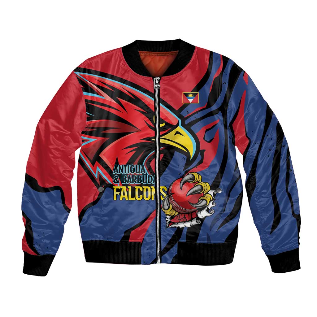 Antigua and Barbuda Cricket Custom Bomber Jacket Go Champions Falcons - Wonder Print Shop