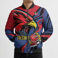 Antigua and Barbuda Cricket Custom Bomber Puffer Jacket Go Champions Falcons - Wonder Print Shop