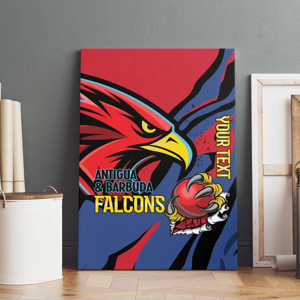 Antigua and Barbuda Cricket Custom Canvas Wall Art Go Champions Falcons - Wonder Print Shop