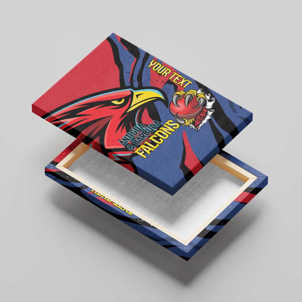 Antigua and Barbuda Cricket Custom Canvas Wall Art Go Champions Falcons - Wonder Print Shop