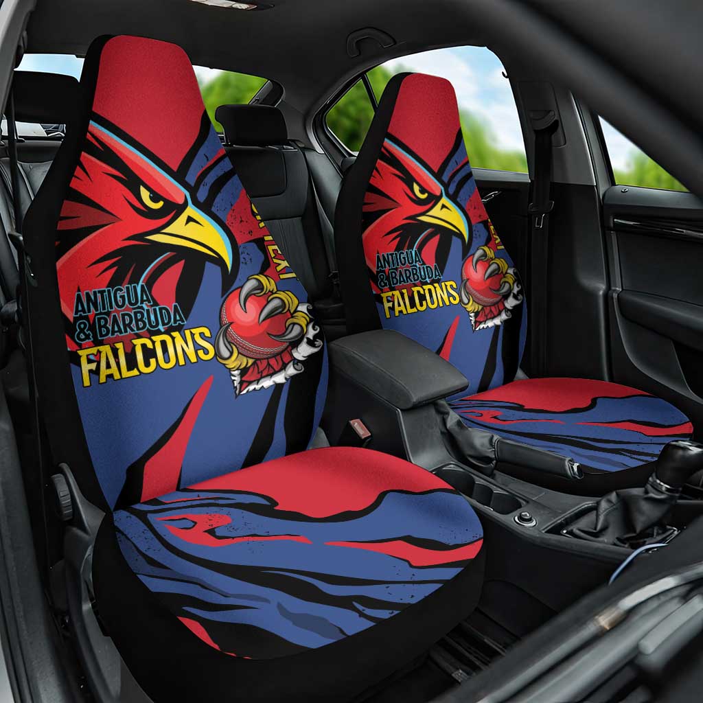 Antigua and Barbuda Cricket Custom Car Seat Cover Go Champions Falcons - Wonder Print Shop