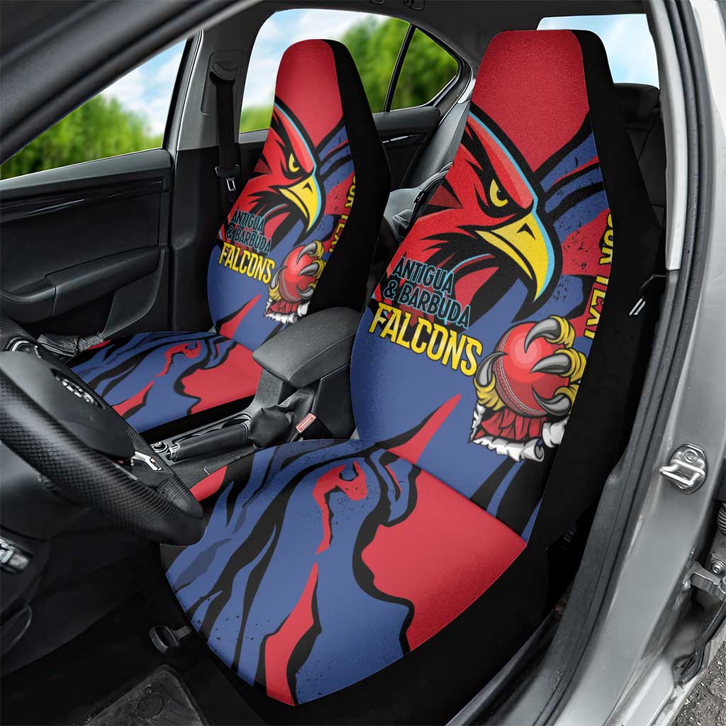 Antigua and Barbuda Cricket Custom Car Seat Cover Go Champions Falcons - Wonder Print Shop