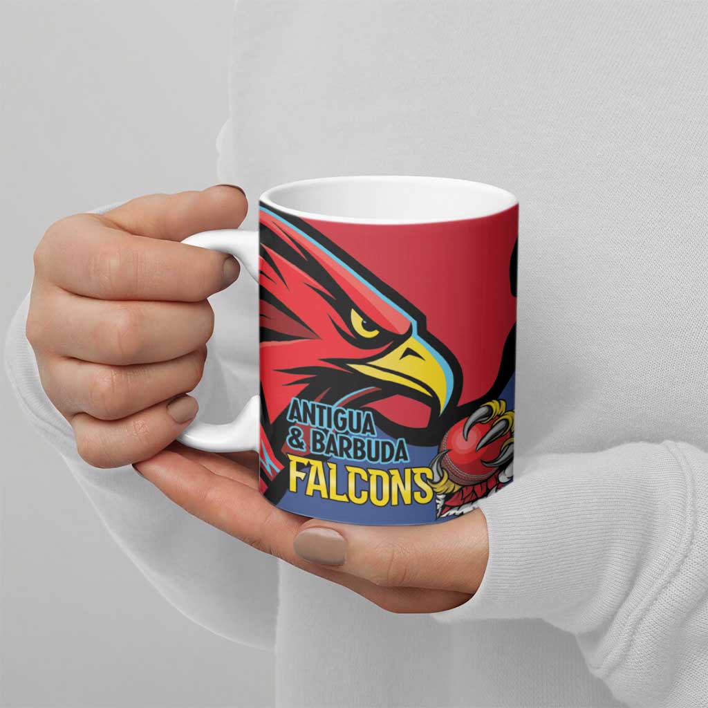 Antigua and Barbuda Cricket Custom Ceramic Mug Go Champions Falcons - Wonder Print Shop
