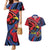 Antigua and Barbuda Cricket Custom Couples Matching Mermaid Dress and Hawaiian Shirt Go Champions Falcons - Wonder Print Shop