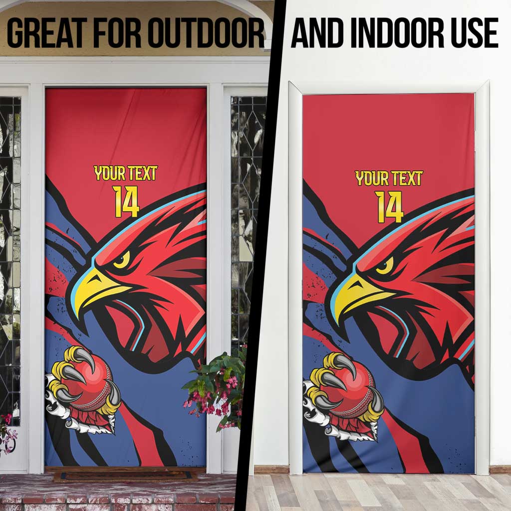 Antigua and Barbuda Cricket Custom Door Cover Go Champions Falcons - Wonder Print Shop