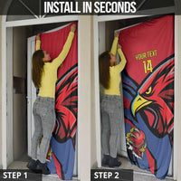 Antigua and Barbuda Cricket Custom Door Cover Go Champions Falcons - Wonder Print Shop