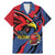 Antigua and Barbuda Cricket Custom Family Matching Mermaid Dress and Hawaiian Shirt Go Champions Falcons - Wonder Print Shop