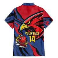 Antigua and Barbuda Cricket Custom Family Matching Mermaid Dress and Hawaiian Shirt Go Champions Falcons - Wonder Print Shop