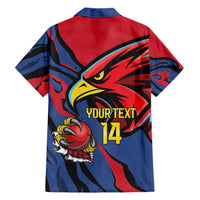 Antigua and Barbuda Cricket Custom Family Matching Short Sleeve Bodycon Dress and Hawaiian Shirt Go Champions Falcons - Wonder Print Shop