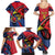 Antigua and Barbuda Cricket Custom Family Matching Summer Maxi Dress and Hawaiian Shirt Go Champions Falcons - Wonder Print Shop