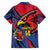 Antigua and Barbuda Cricket Custom Family Matching Summer Maxi Dress and Hawaiian Shirt Go Champions Falcons - Wonder Print Shop
