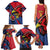 Antigua and Barbuda Cricket Custom Family Matching Tank Maxi Dress and Hawaiian Shirt Go Champions Falcons - Wonder Print Shop