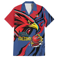 Antigua and Barbuda Cricket Custom Family Matching Tank Maxi Dress and Hawaiian Shirt Go Champions Falcons - Wonder Print Shop