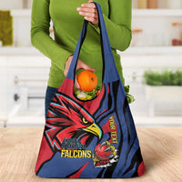 Antigua and Barbuda Cricket Custom Grocery Bag Go Champions Falcons - Wonder Print Shop