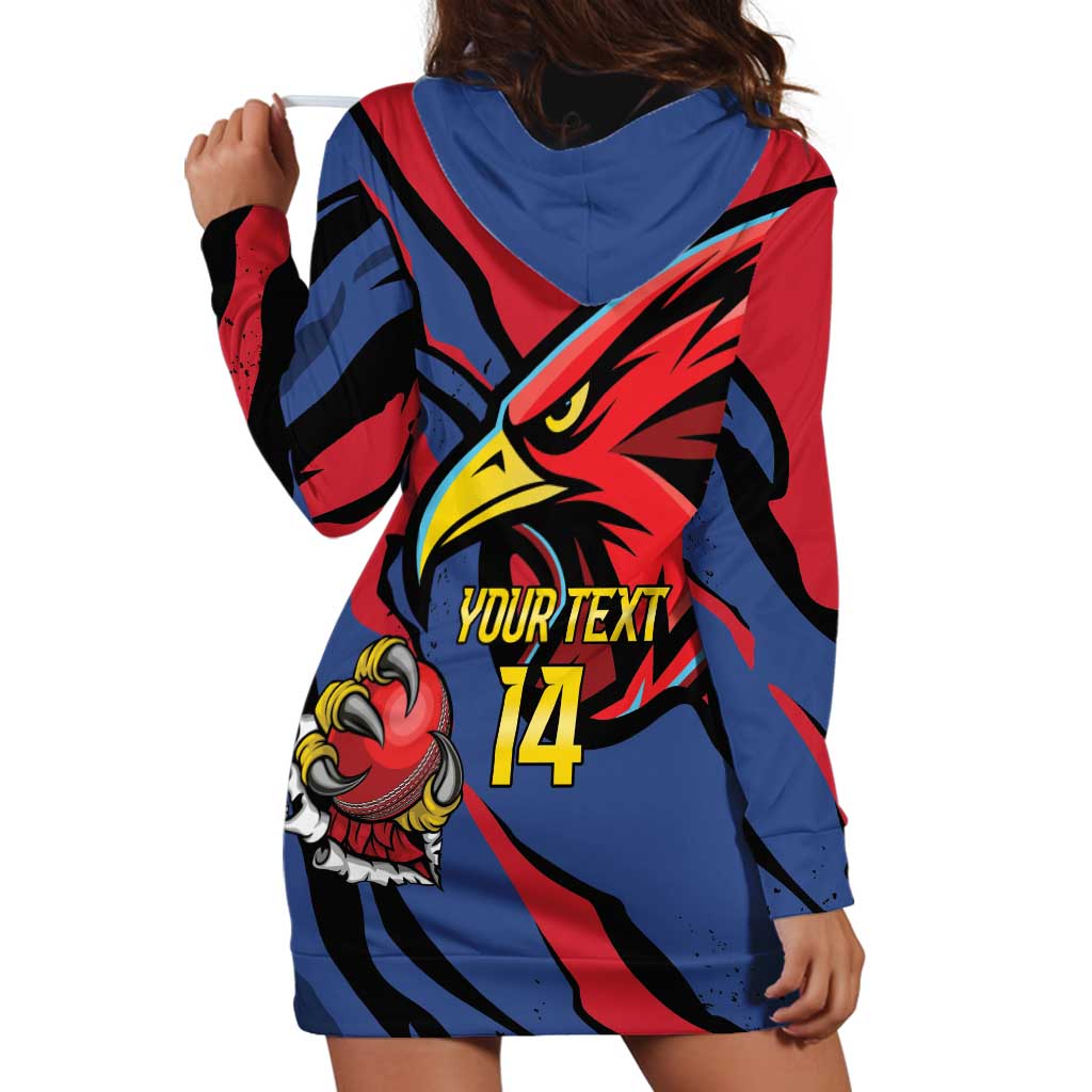 Antigua and Barbuda Cricket Custom Hoodie Dress Go Champions Falcons - Wonder Print Shop