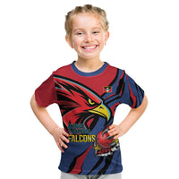 Antigua and Barbuda Cricket Custom Kid T Shirt Go Champions Falcons - Wonder Print Shop