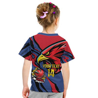 Antigua and Barbuda Cricket Custom Kid T Shirt Go Champions Falcons - Wonder Print Shop