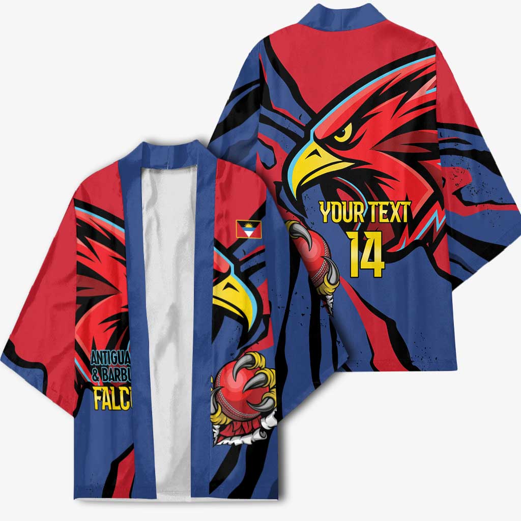 Antigua and Barbuda Cricket Custom Kimono Go Champions Falcons - Wonder Print Shop