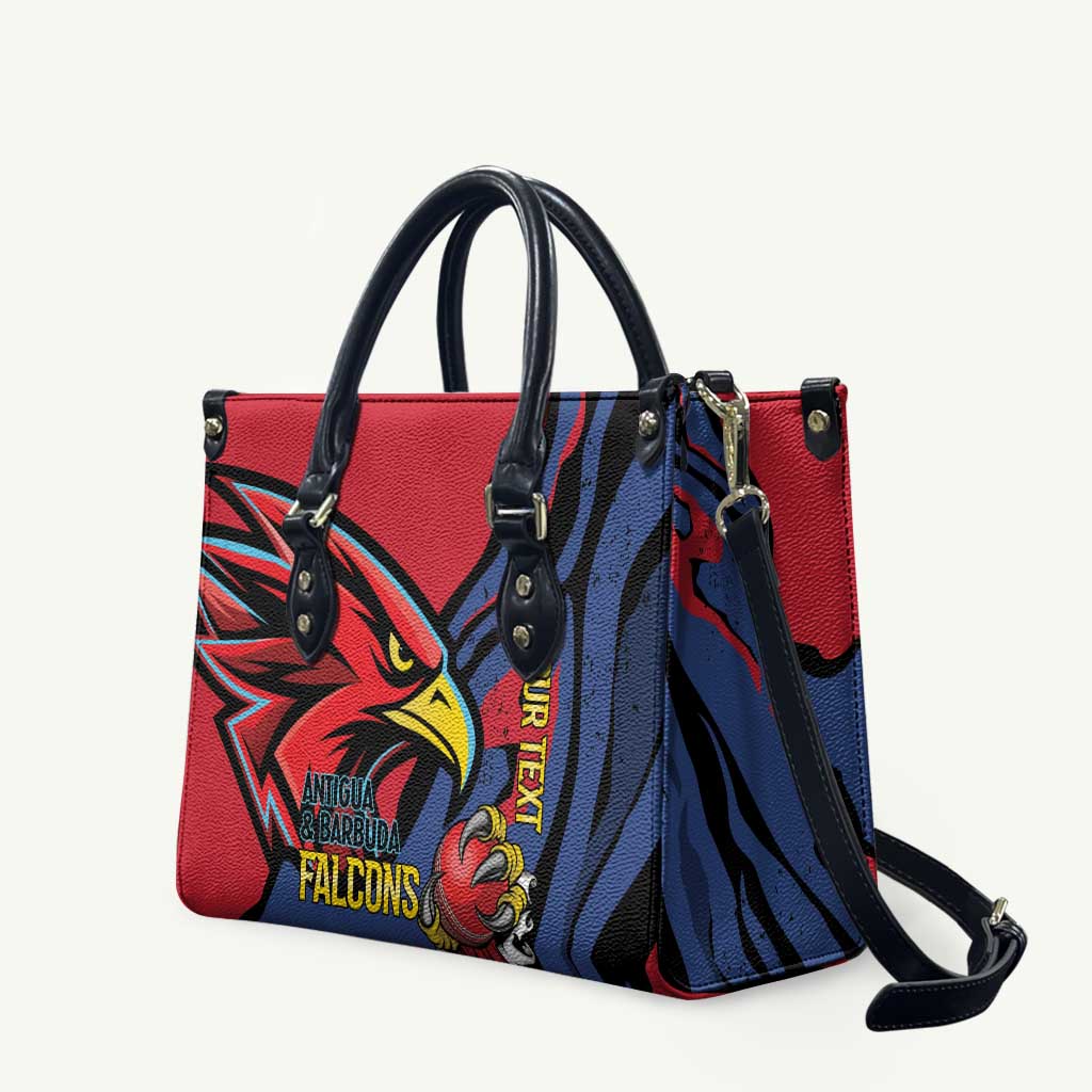 Antigua and Barbuda Cricket Custom Leather Bag Go Champions Falcons - Wonder Print Shop