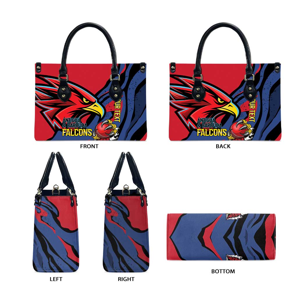 Antigua and Barbuda Cricket Custom Leather Bag Go Champions Falcons - Wonder Print Shop