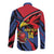 Antigua and Barbuda Cricket Custom Long Sleeve Button Shirt Go Champions Falcons - Wonder Print Shop
