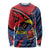 Antigua and Barbuda Cricket Custom Long Sleeve Shirt Go Champions Falcons - Wonder Print Shop