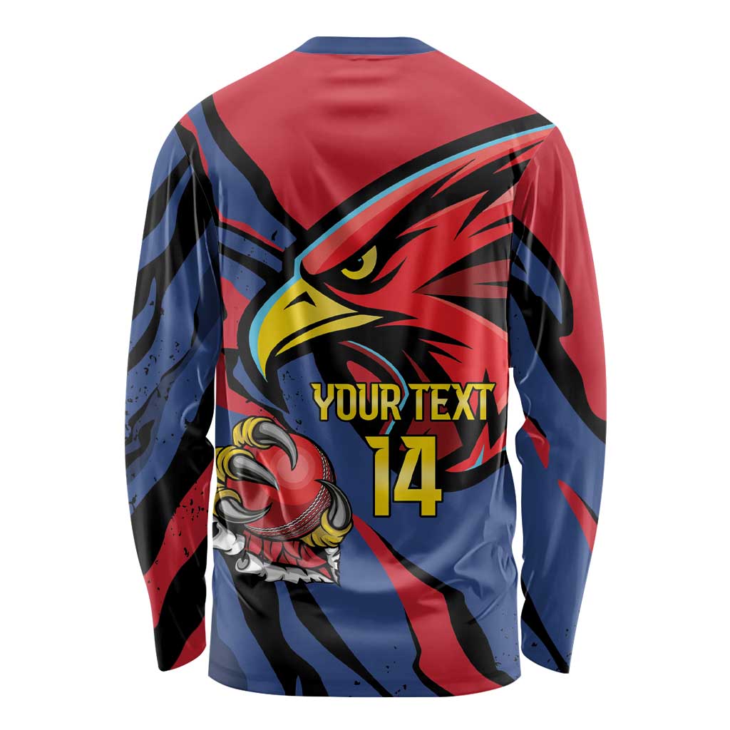 Antigua and Barbuda Cricket Custom Long Sleeve Shirt Go Champions Falcons - Wonder Print Shop