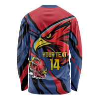 Antigua and Barbuda Cricket Custom Long Sleeve Shirt Go Champions Falcons - Wonder Print Shop