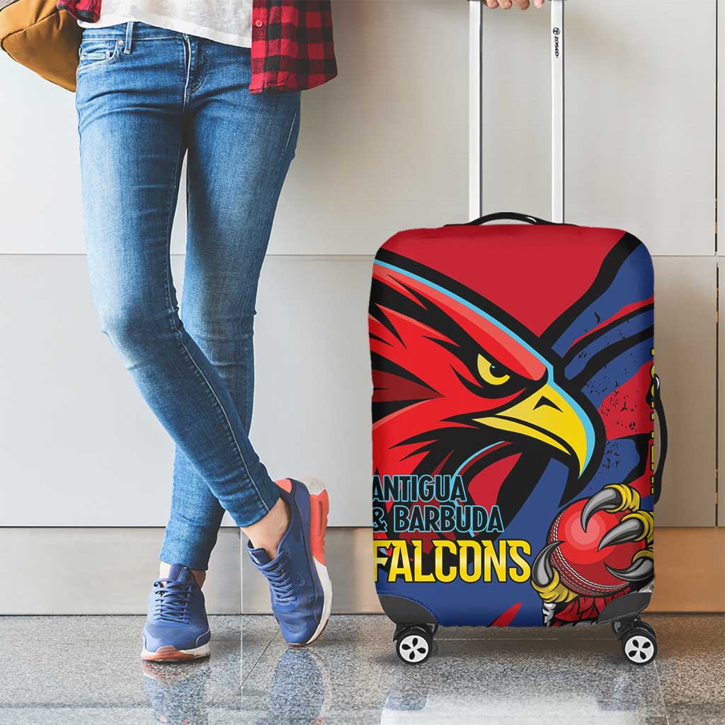 Antigua and Barbuda Cricket Custom Luggage Cover Go Champions Falcons - Wonder Print Shop