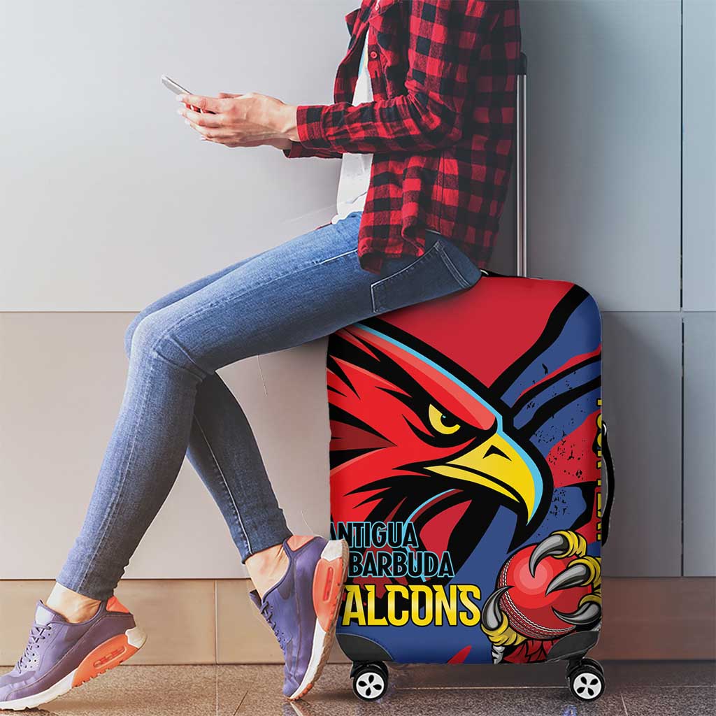 Antigua and Barbuda Cricket Custom Luggage Cover Go Champions Falcons - Wonder Print Shop