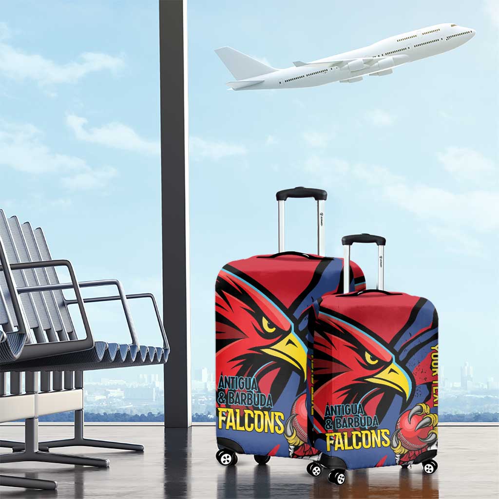 Antigua and Barbuda Cricket Custom Luggage Cover Go Champions Falcons - Wonder Print Shop