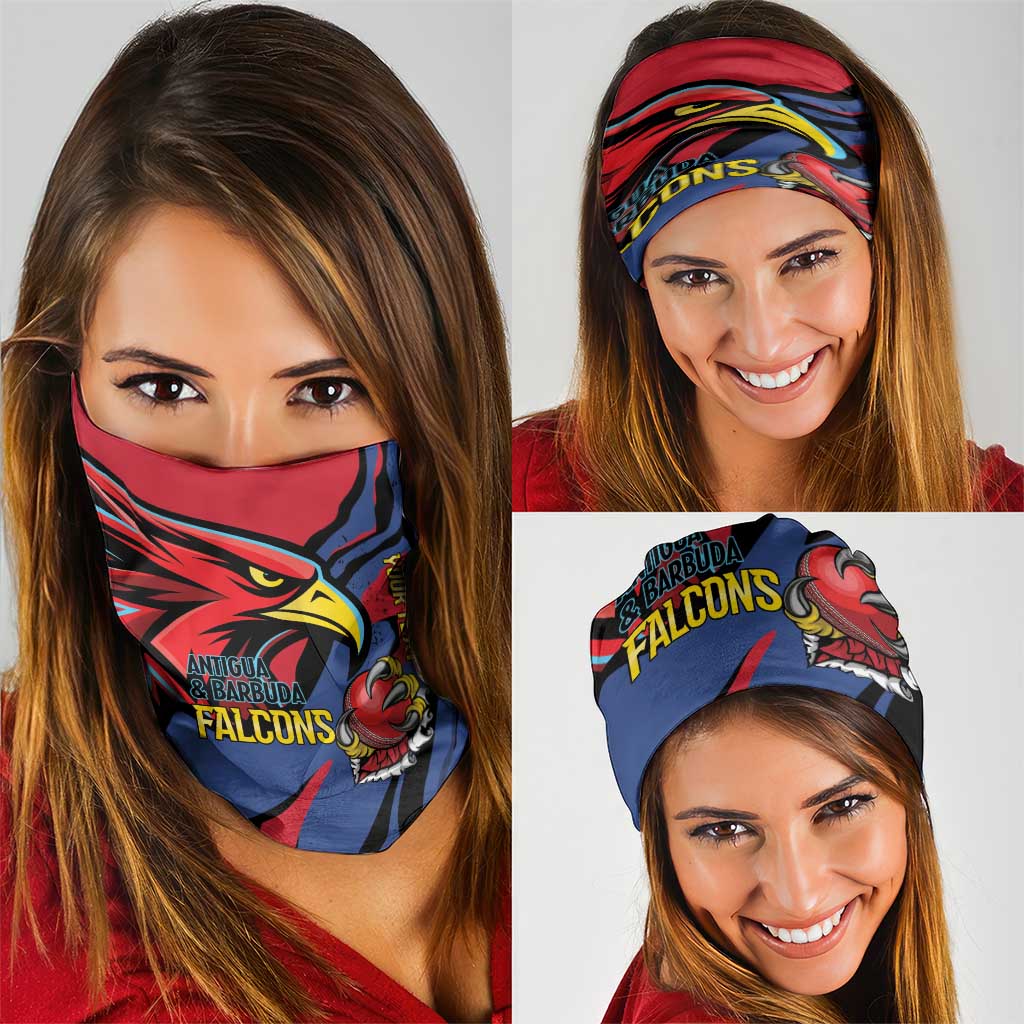 Antigua and Barbuda Cricket Custom Neck Gaiter Go Champions Falcons - Wonder Print Shop
